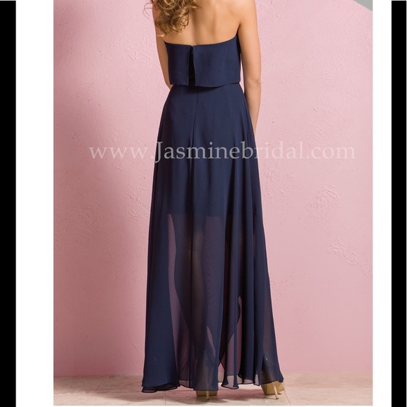 Chiffon mini with maxi overlay - Picture 3 of 8